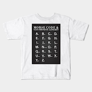 Morse Code Kids T-Shirt